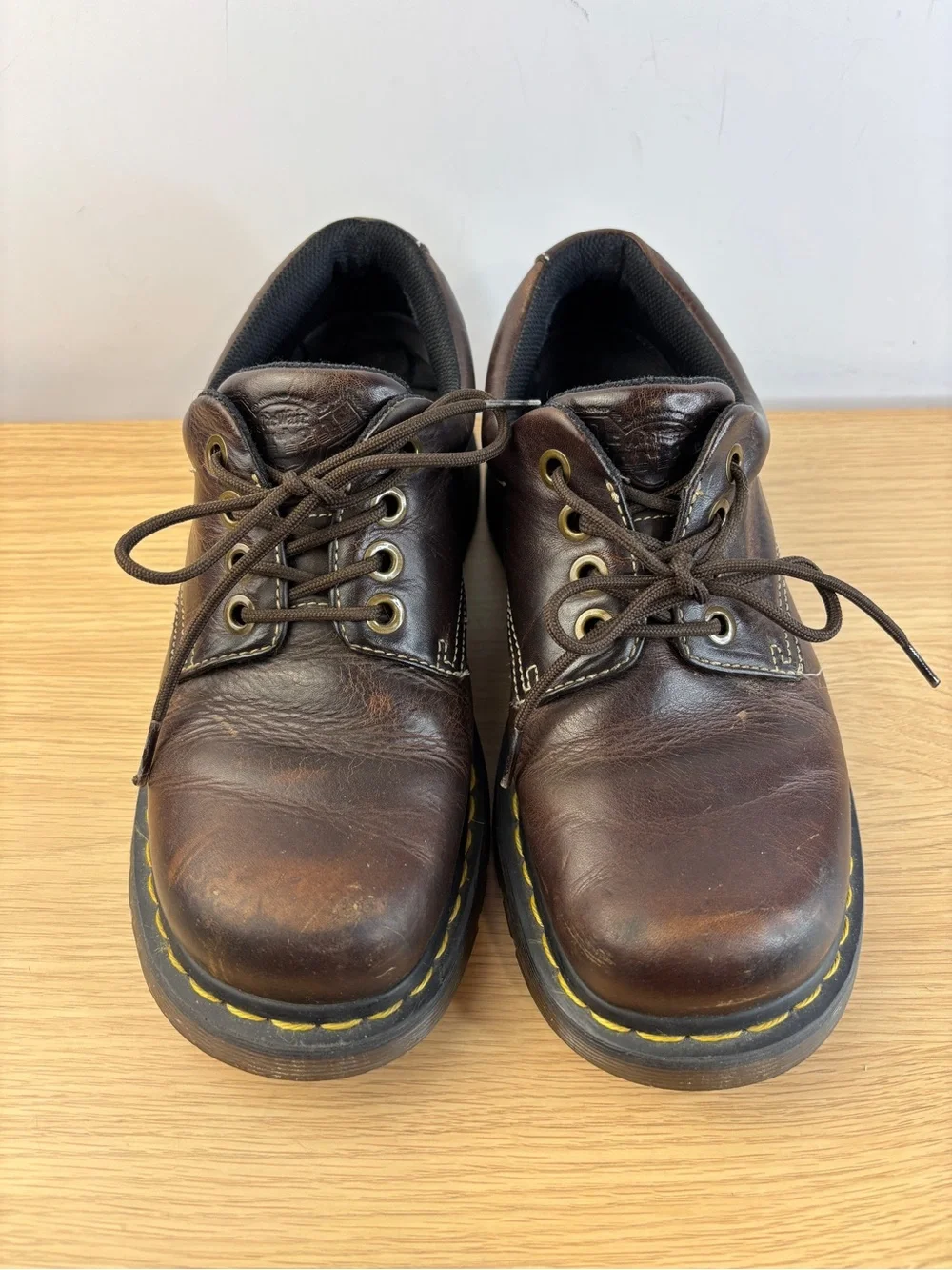 Y2K Vintage Dr. Martens Men’s 9 Woman’s 10 Brown Leather Lace-Up Oxford